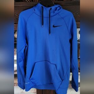 Nike Blue Hoodie with Black Logo